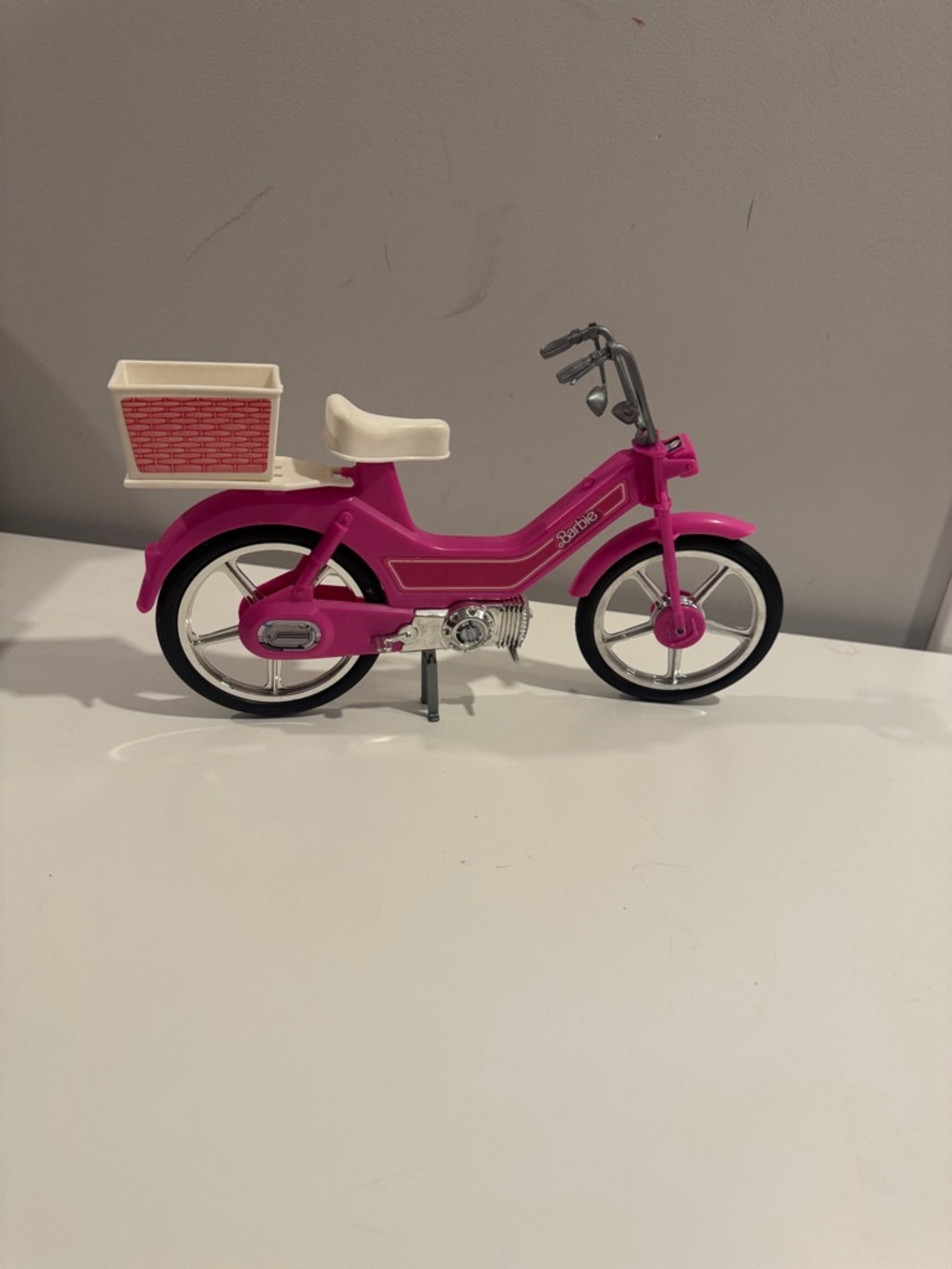 Vintage 1983 Mattel Barbie Hot Pink Moped Motorbike Doll Accessory Retro Toy